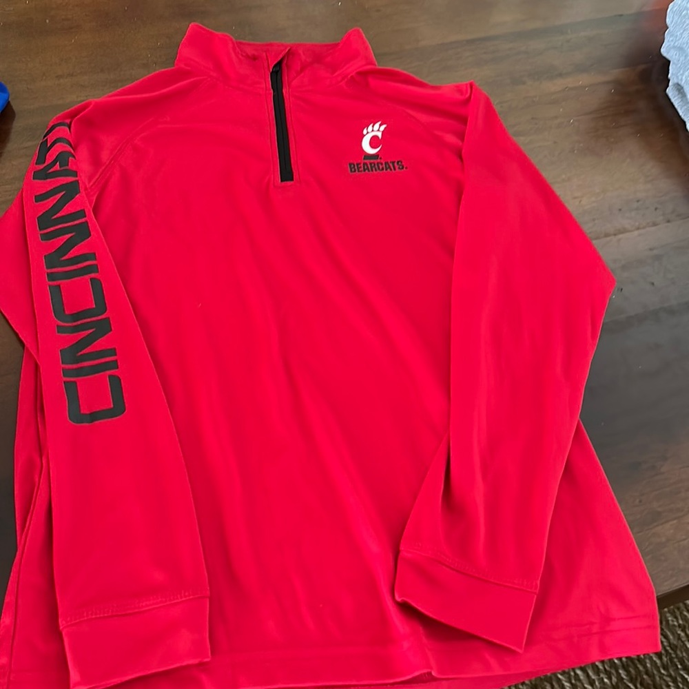 Cincinnati Bearcats youth quarter zip Youth 12-14
